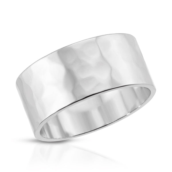Hammered Wide Ring