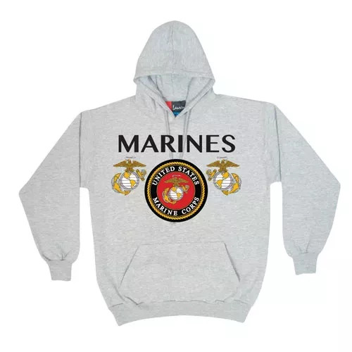 Marines Seal Pullover/Hooded Grey