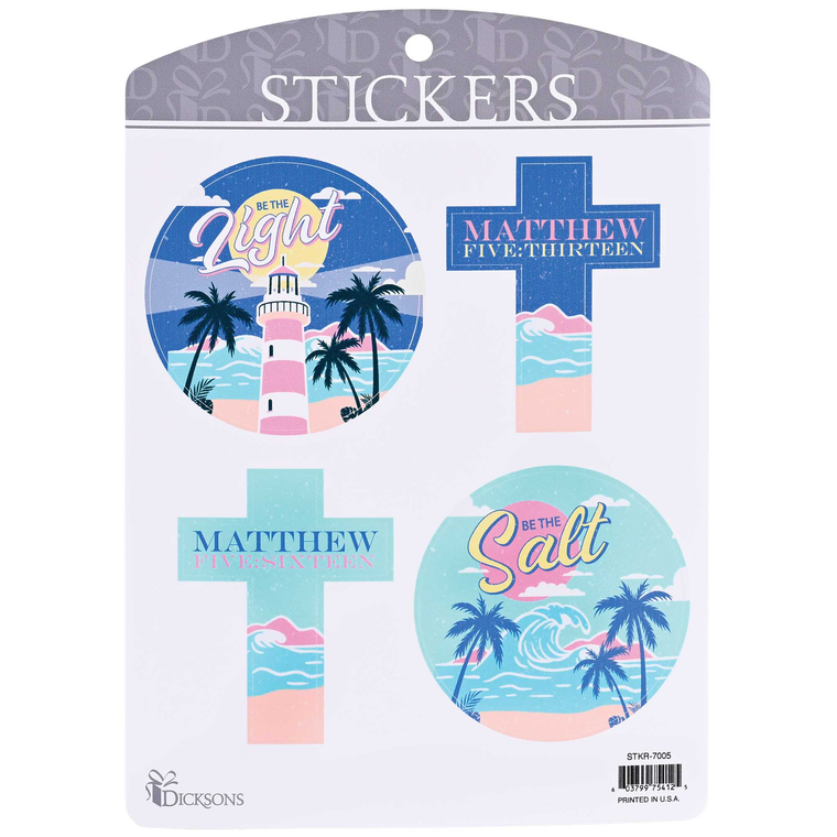Sticker Coastal Be The Light Collection