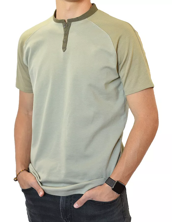 Short Sleeve Henley