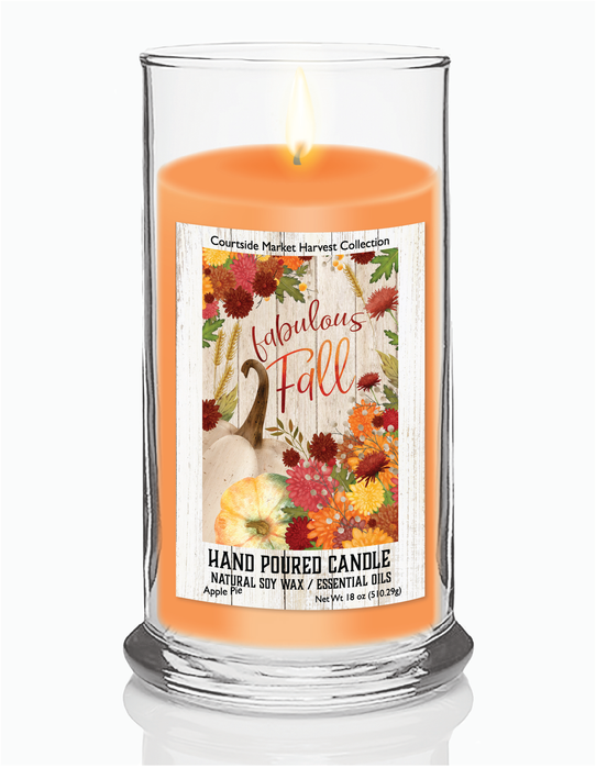 Courtside Market Fabulously Fall Status Candle Glass