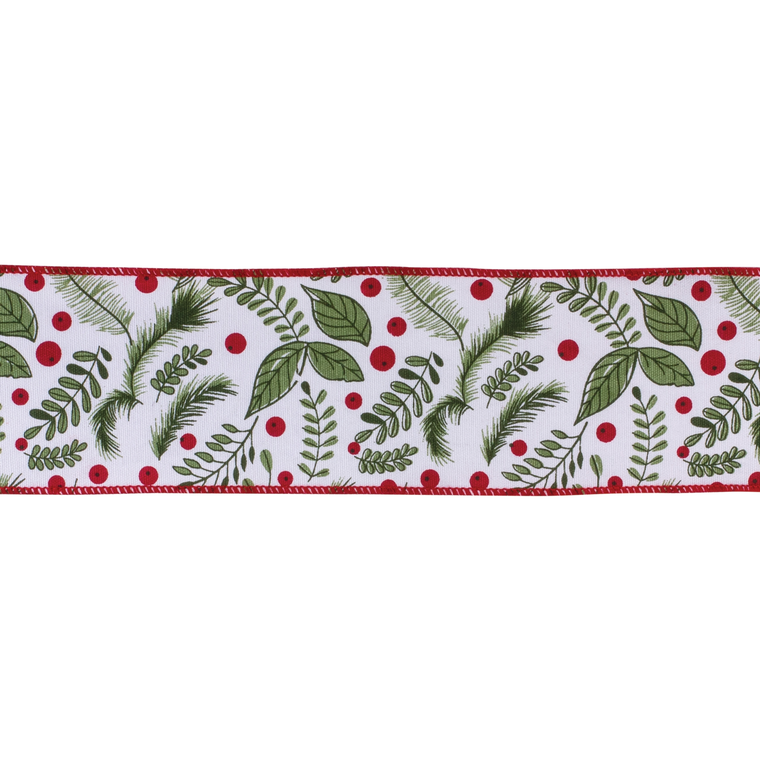 Wired Cotton Ribbon 4" x 10
