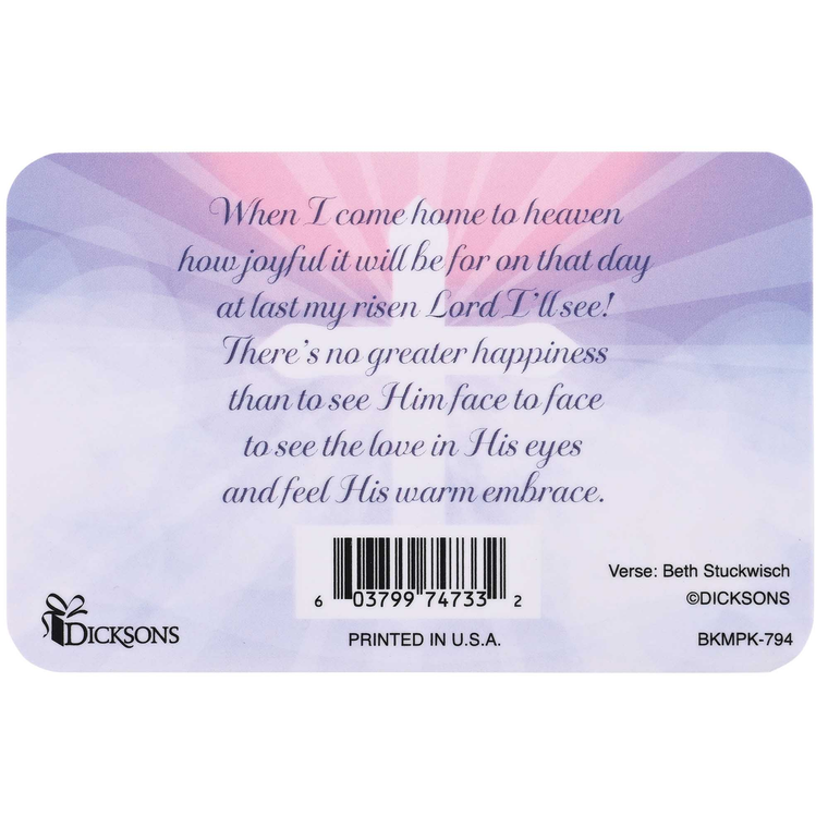 Pocketcard When I Come Home To Heaven