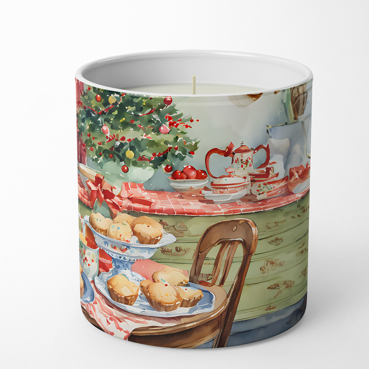 Basenji Christmas Cookies Decorative Soy Candle