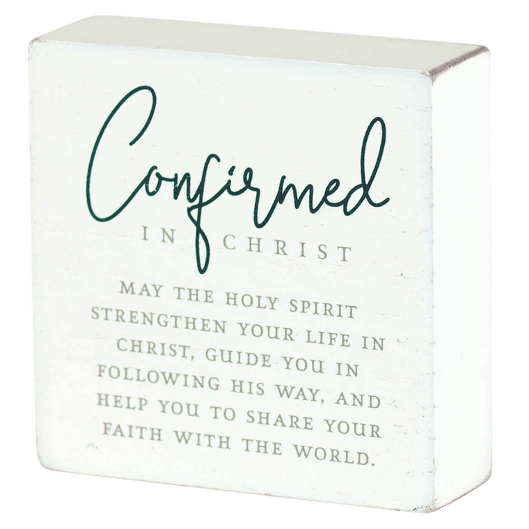 Tabletop Plaque Confirmed In Christ