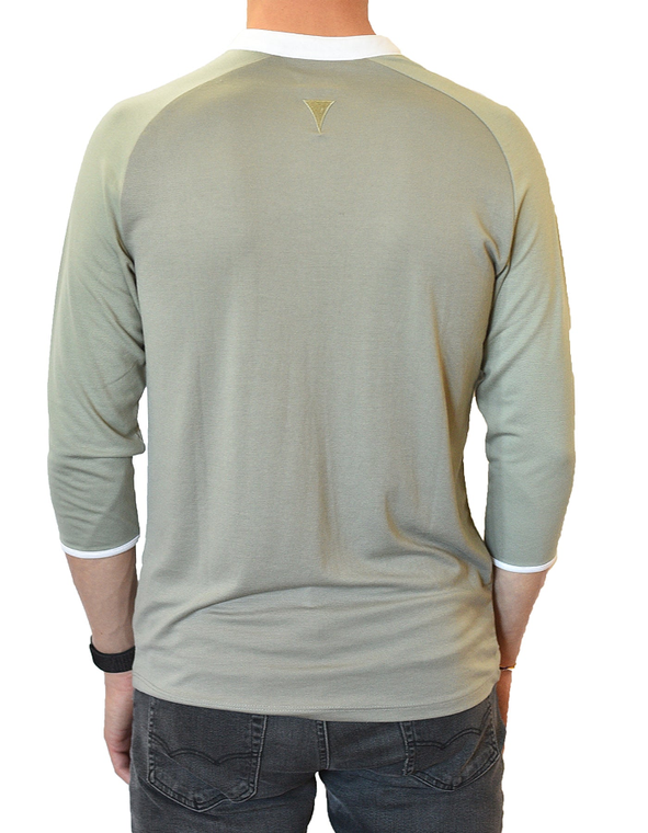 3/4 Sleeve Henley