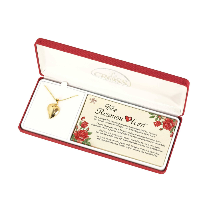 Reunion Heart Necklace Plate 