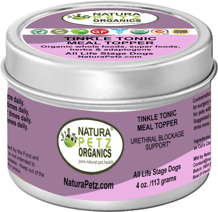 Tinkle Tonic Meal Topper* Urethral Blockage Support For Dogs And Cats*