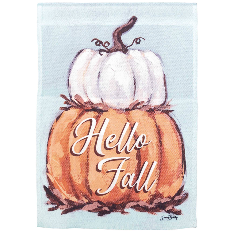 Pumpkin Stack Flag Poly