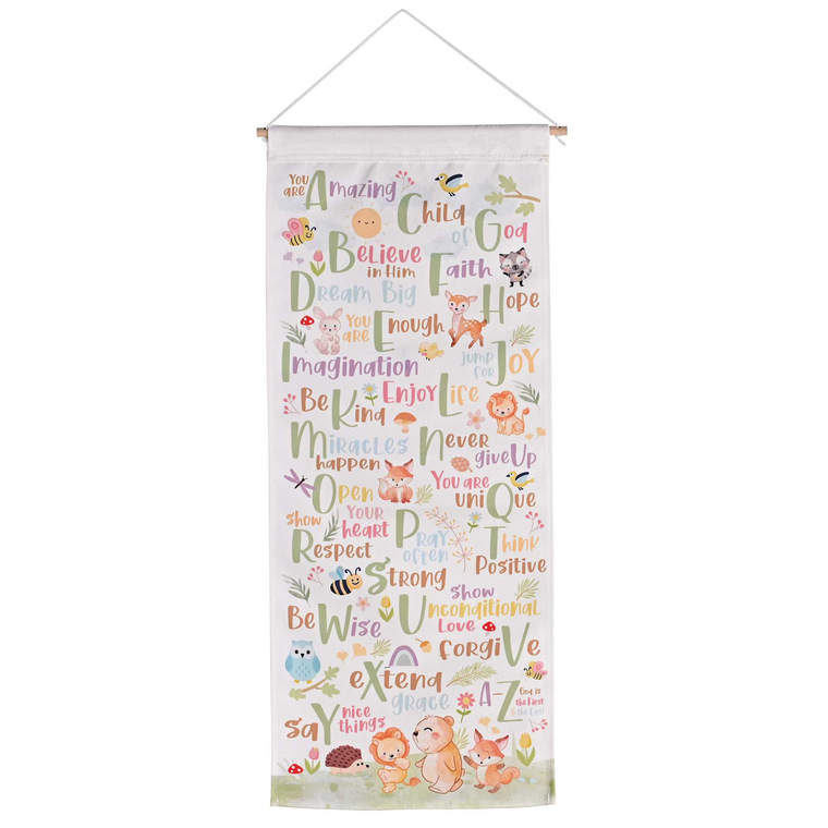 Canvas Wall Hanging Kids A To Z Canvas