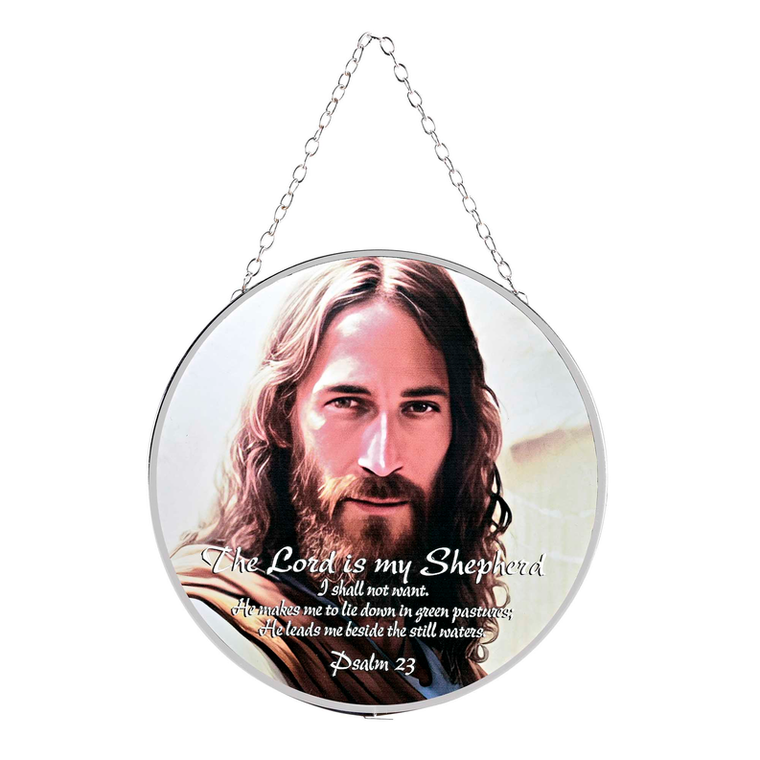 Suncatcher Psalm 23 6in