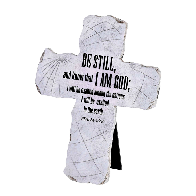 Tabletop Cross Be Still And Know 7H