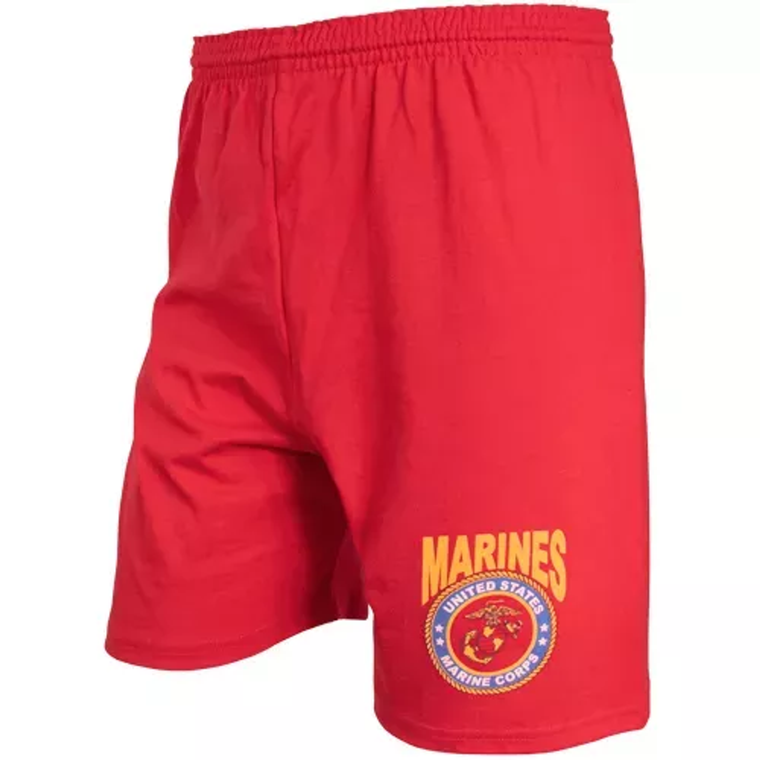 Men's Red Running Short - Marines