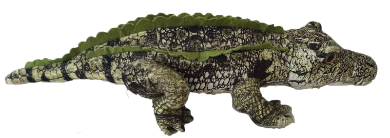 Crocodile Plush 14" Stuffed Animals, Pink and Green Options!