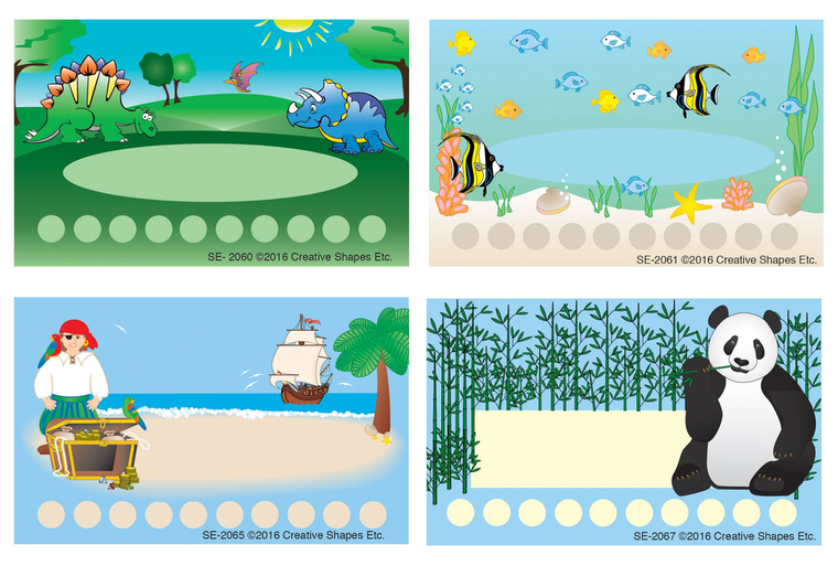 Classroom Incentive Punch Card Set
