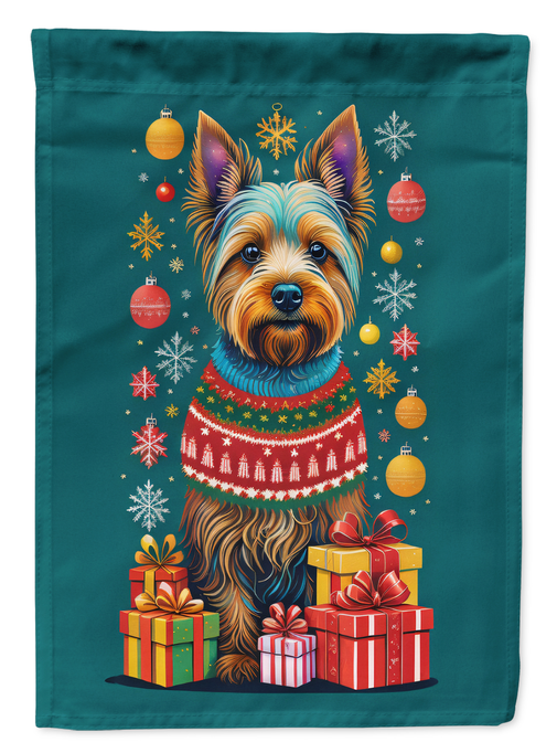Australian Terrier Holiday Christmas Garden Flag