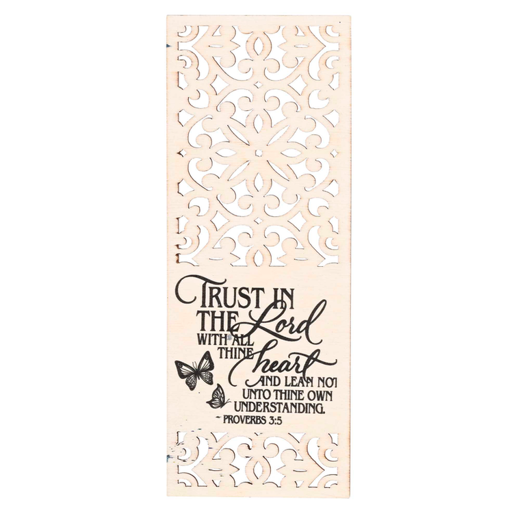 Bookmark Laser Cut MDF Trust In The Lord