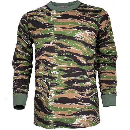 Men's Long Sleeve T-Shirt - Tiger Stripe