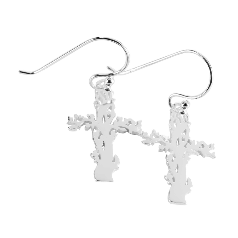 Earrings Tree Of Life Sterling Wires