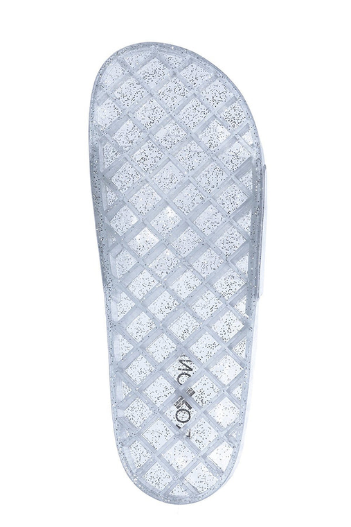 Roxoni Women's Summer Flip Flop Open Toe Jelly Glitter Slide Sandal Slippers