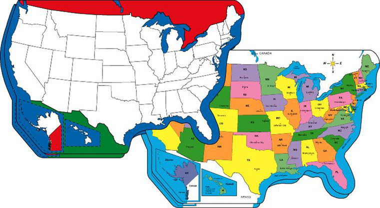 U.S. Practice Map Double Combo Pack