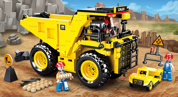 Mine Dump Truck Building Brick Kit (416 pcs)