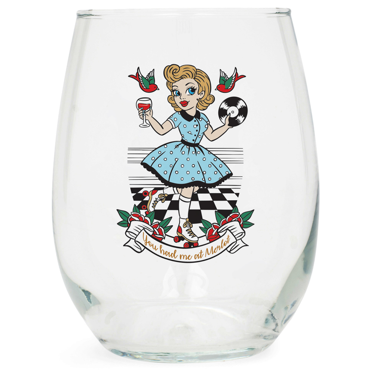 Wine Glass You Had Me At Merlot