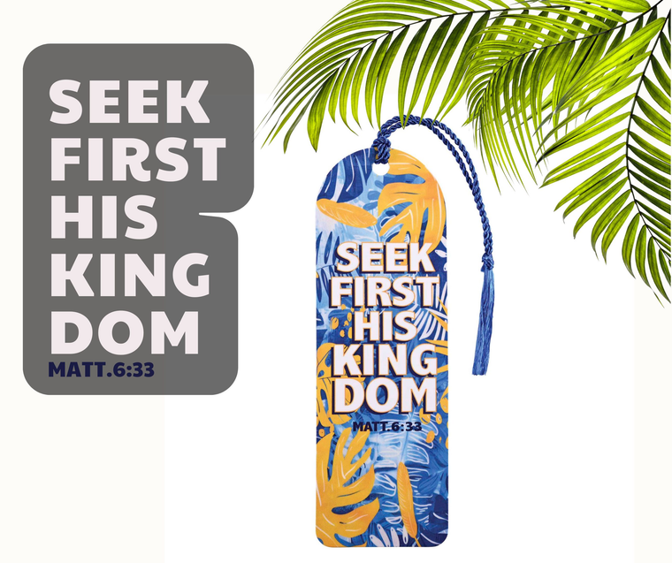 Tassel Bookmark Seek First His Kingdom