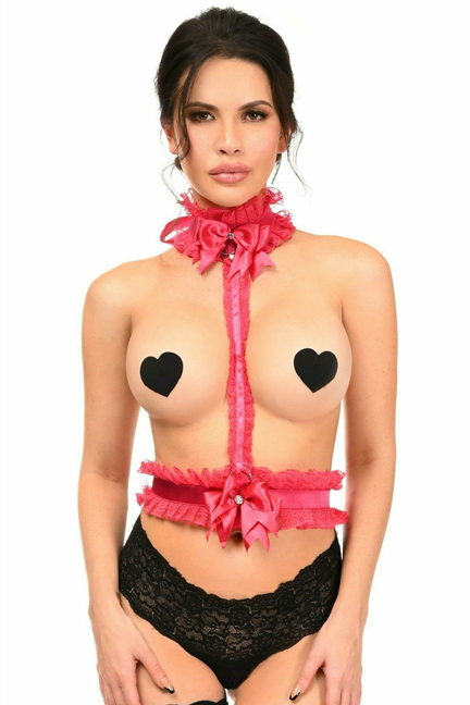 Kitten Collection Lace Single Strap Body Harness