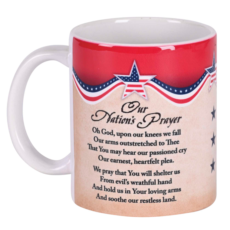 Mug Ceramic Our Nations Prayer 11 Oz