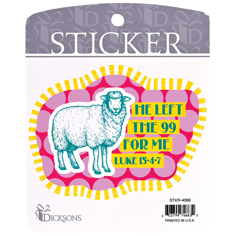 Sticker Lamb He Left The 99 For Me