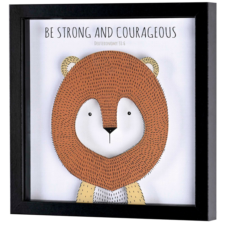 Framed Art Be Strong And Of A Good