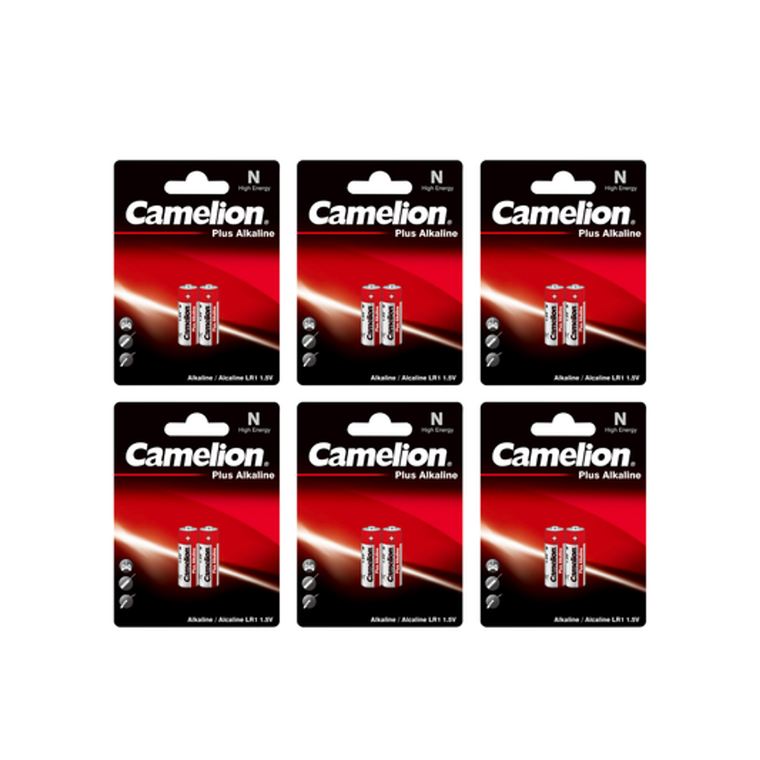 Camelion N LR1 1.5V Alkaline Specialty Cell 12 Pack (6 x 2Ct)
