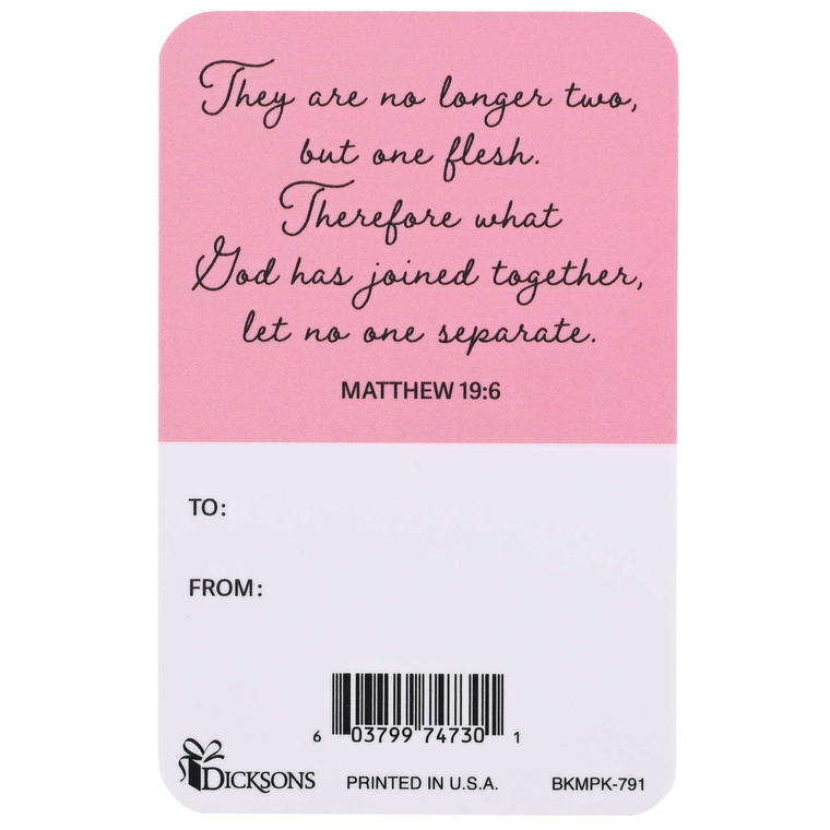 Pocketcard Pink Heart Together Forever