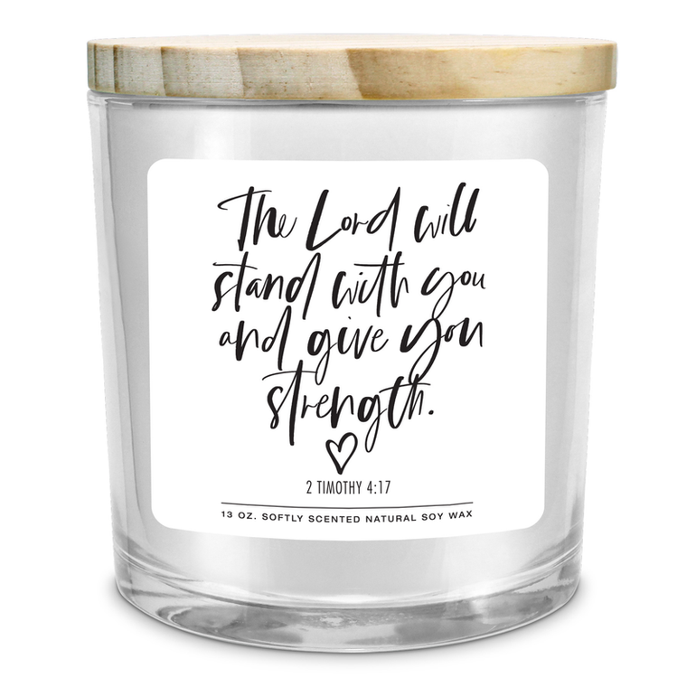 Soy Candle Lord Will Stand With You 13Oz