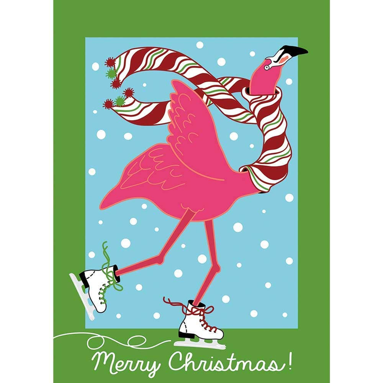 Flamingo Skater Flag