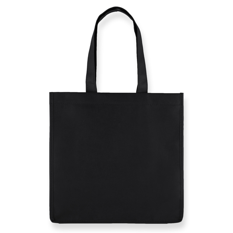 6 Bottle Non Woven Tote In Black by True