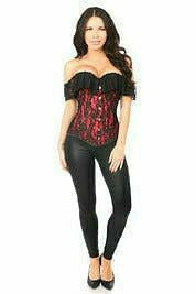Lavish Lace Off-The-Shoulder Corset