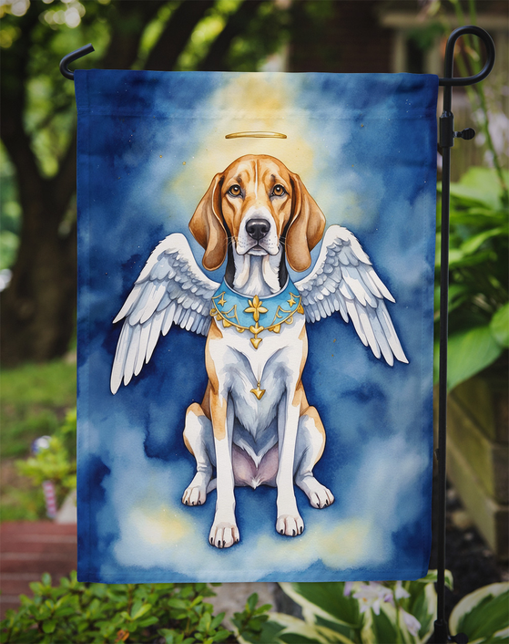 English Foxhound My Angel Garden Flag