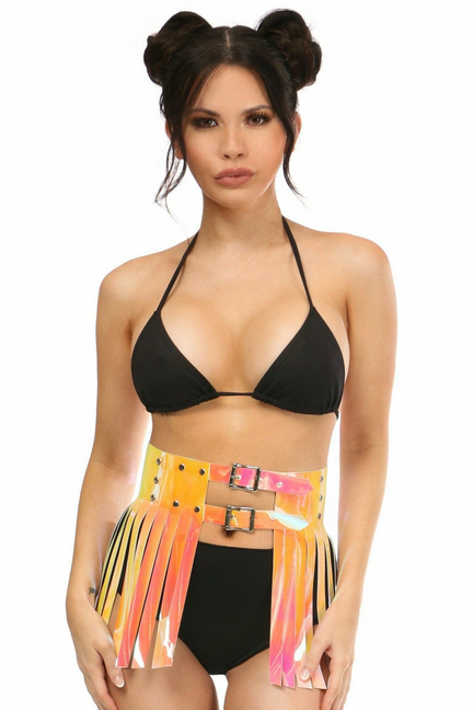 Holo Fringe Skirt
