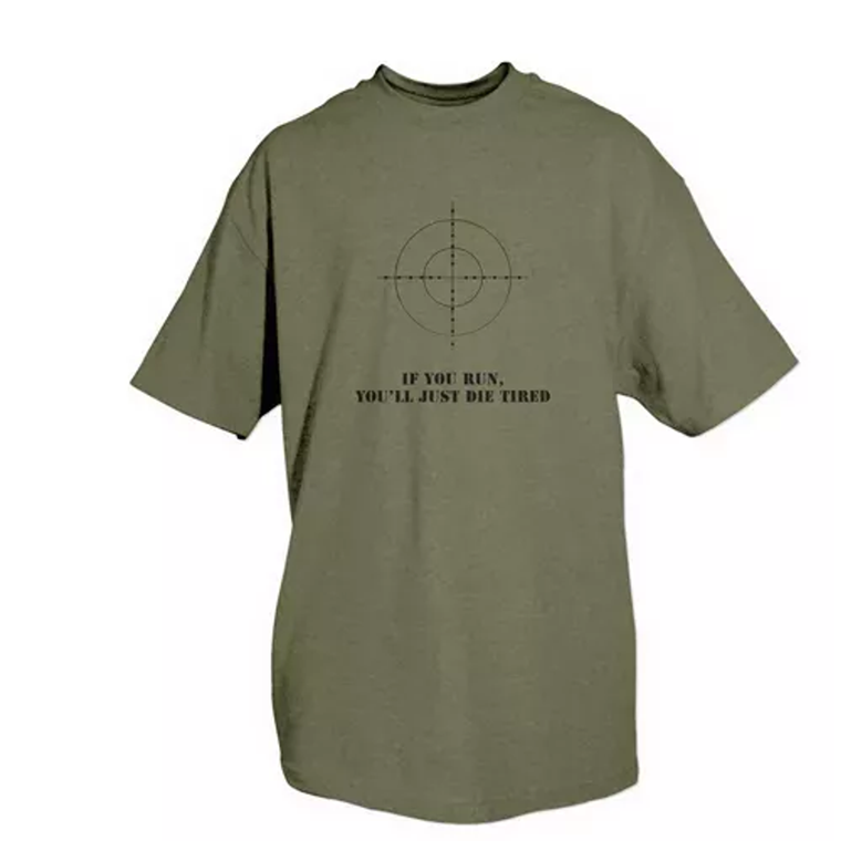 If You Run T-Shirt, Olive Drab
