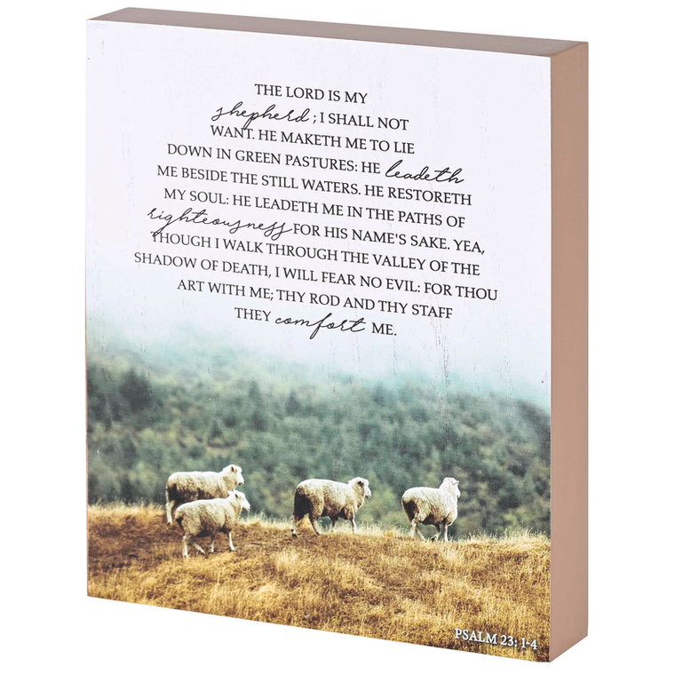 Plaque Psalm 23 8x10