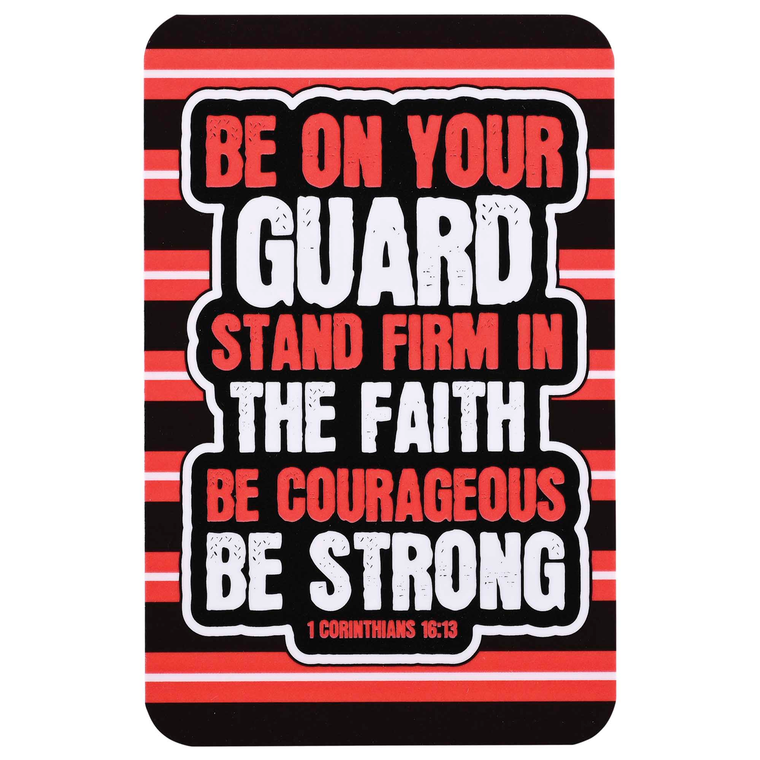 Pocketcard Be On You Guard 1 Cor. 16:13