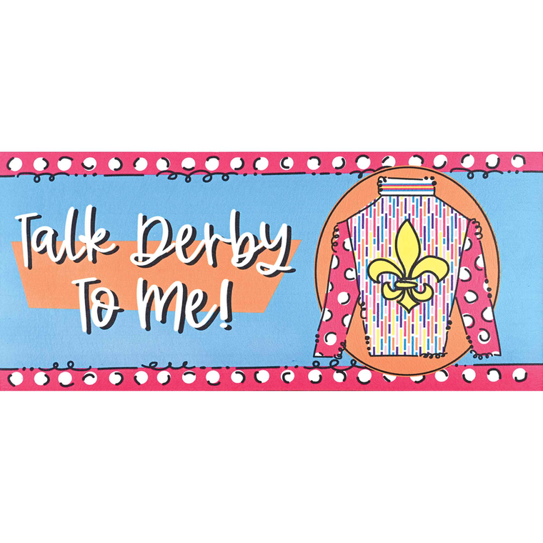 Doormat Insert Jockey Silk Talk Derby To