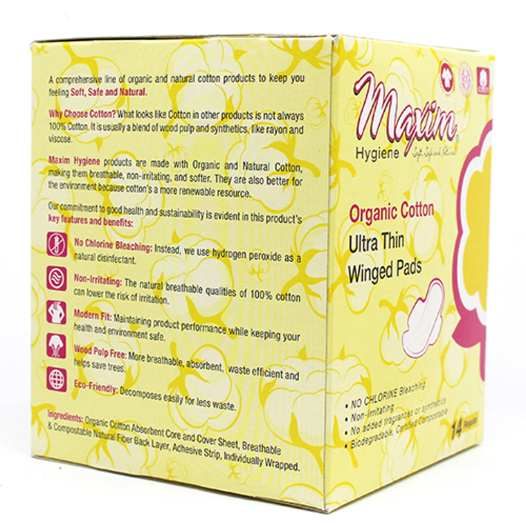 ORGANIC UT WINGED PADS