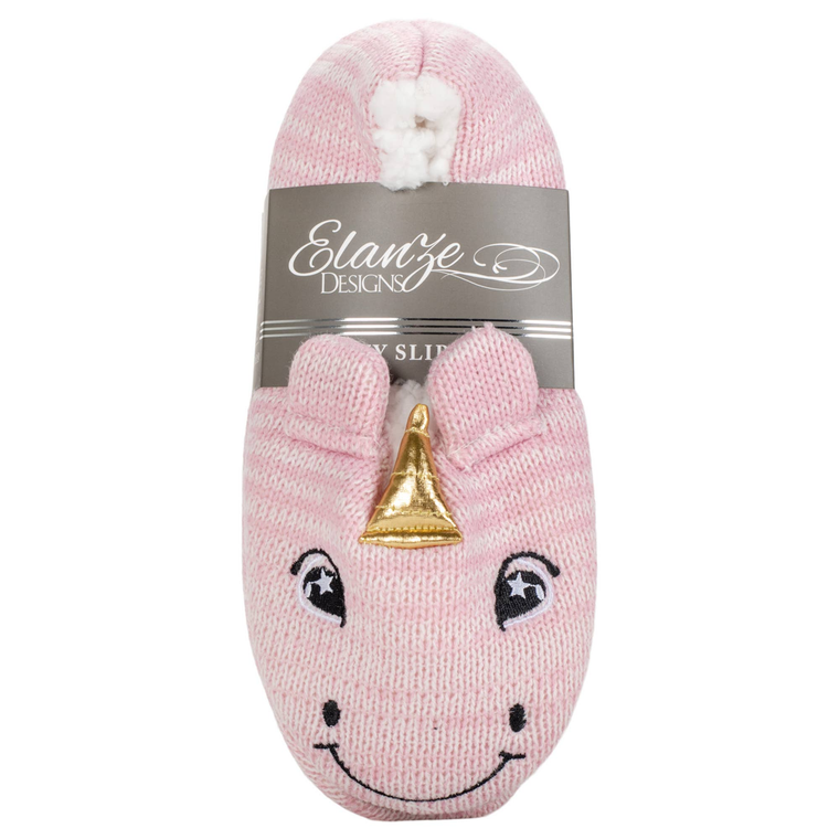 Unicornament Plush Lined Non Slip Fuzzy Soft Slipper -