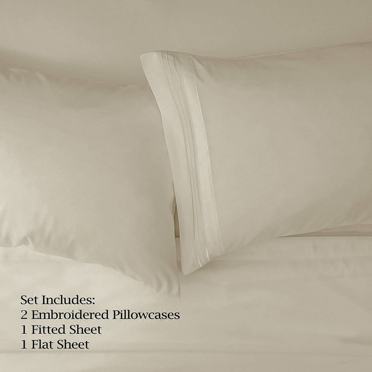 2x3 Ivory Light Cream Geometric Abstract Soft Pile Area