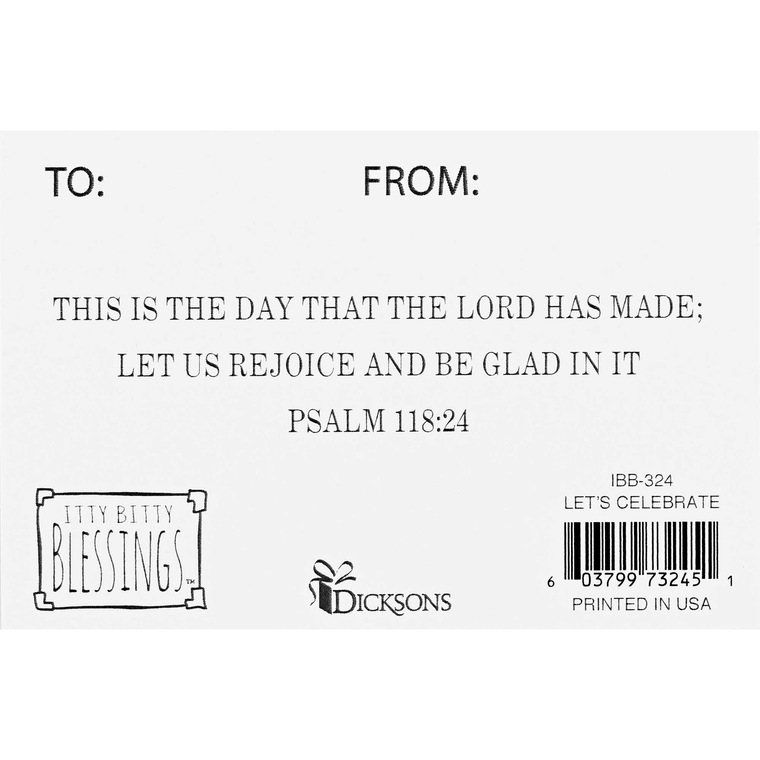 Itty Bitty Card Let Us Celebrate