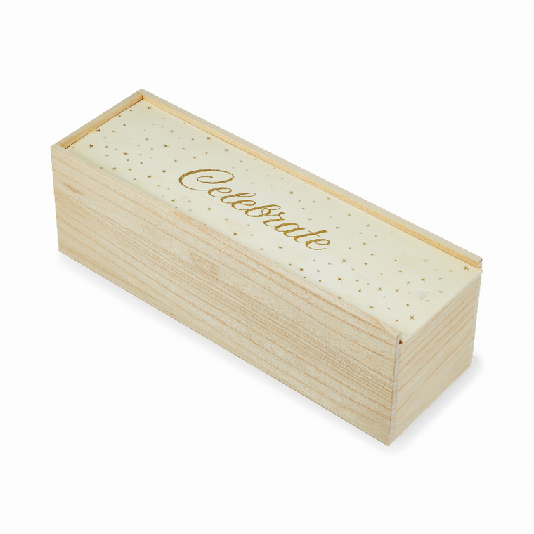 Starlight 1 Bottle Wooden Box By Twine