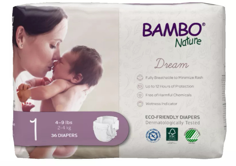 Bambo Nature Baby Diapers Size